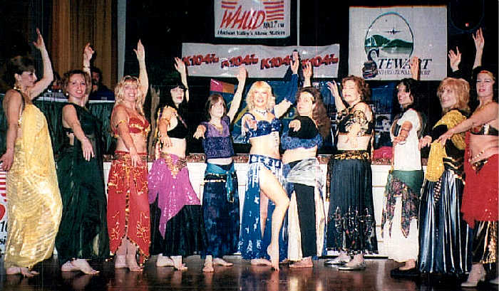 Sarah and her
 Caravan Dancers Troupe